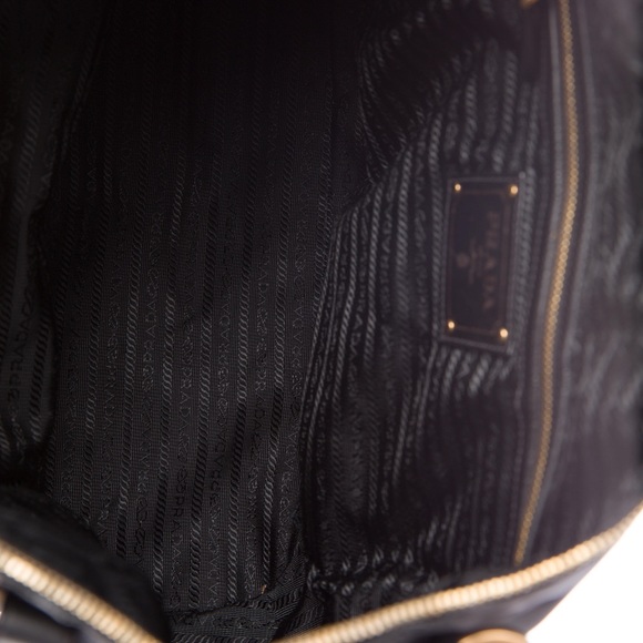 PRADA Tessuto Leather Trim Satchel w/ Adjustable Crossbody Strap - Picture 5 of 5